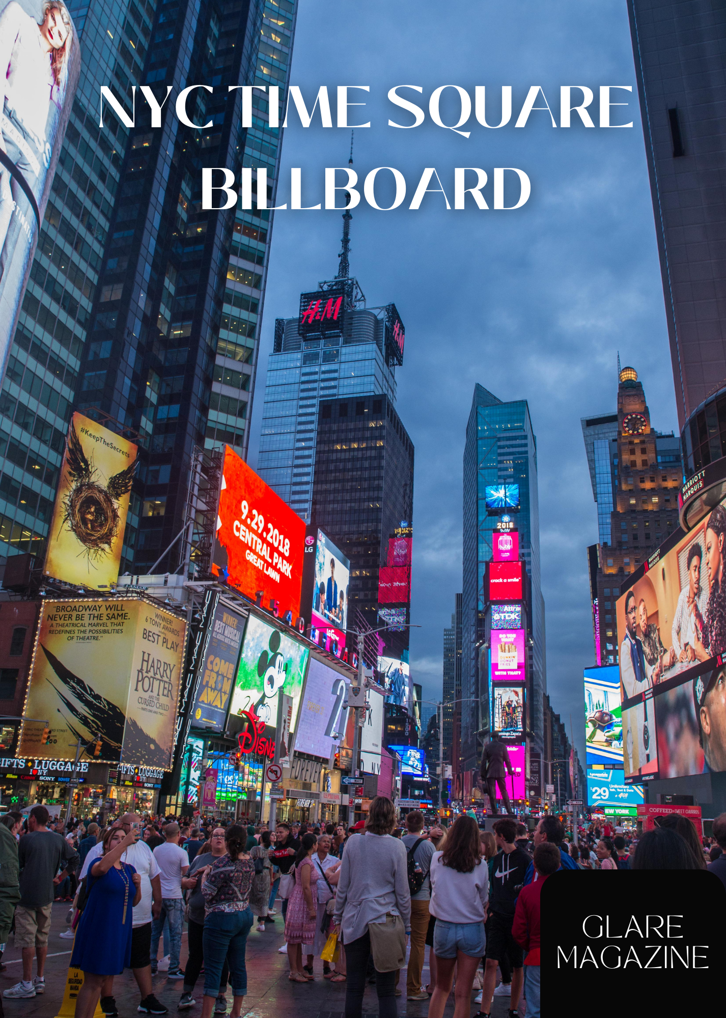 NYC Time Square Billboard feature